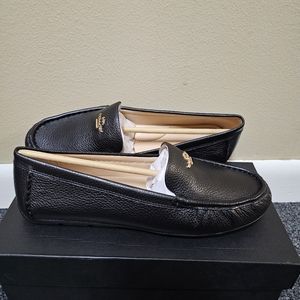 Coach, Marley Leather Black Size 9 B, New in Box, loafers